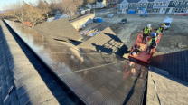 Solar Panel installers on roof
